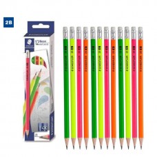Staedtler 2B Pencils  Neon / 12 Pcs